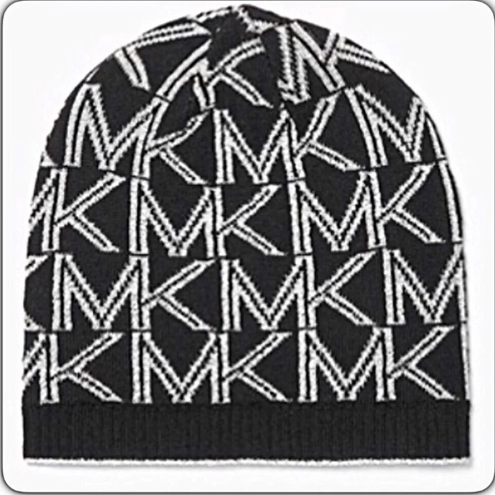 Michael Kors Logo Foldover Beanie
